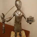 Metal sculpture from the Middle East like new, 19th century antique