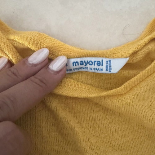 Mayoral children's set, 4 years, yellow
