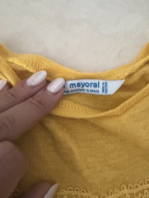 Mayoral children's set, 4 years, yellow