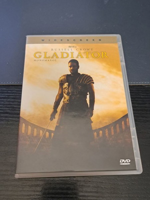 Gladiator DVD used with subtitles, action biography
