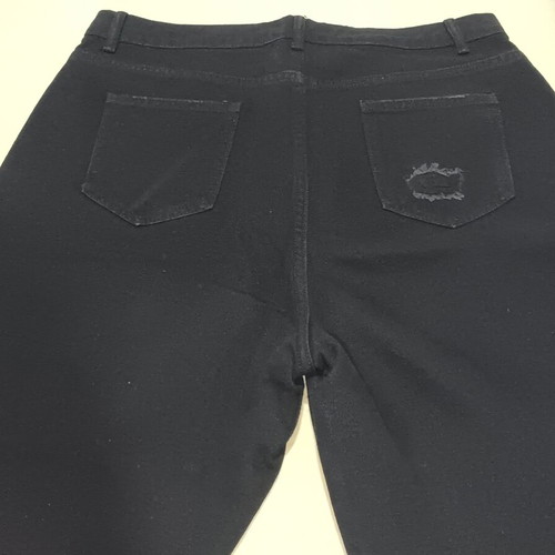 Shein black denim shorts new, size XL