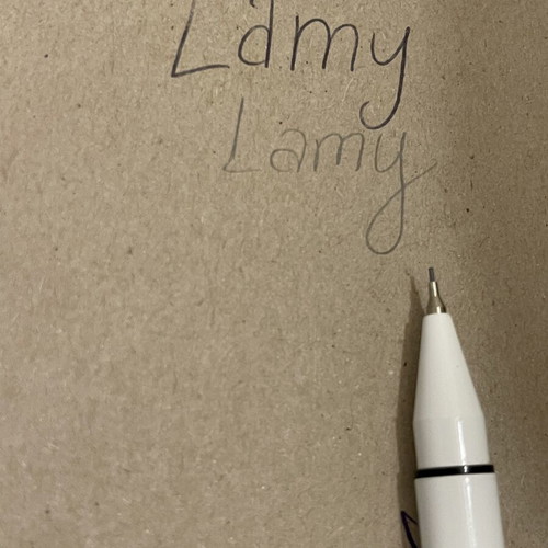 Lamy mechanical pencil pen 2 in 1 used with ink and spare tip