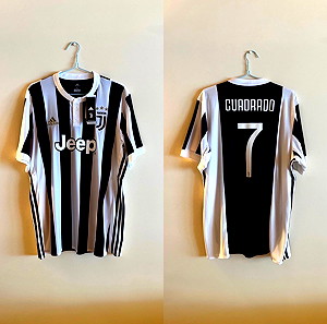 Φανέλα Εμφάνιση Juventus Cuadrado εντός 2017-18 XL ολοκαίνουργια