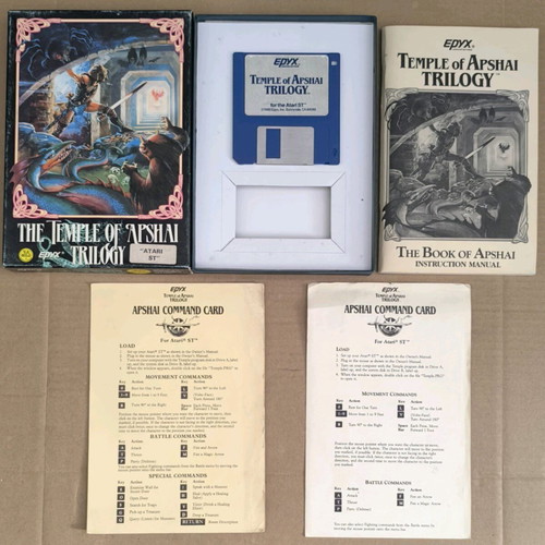 The Temple Of Apshai Trilogy used, Atari ST, US Gold / Epyx