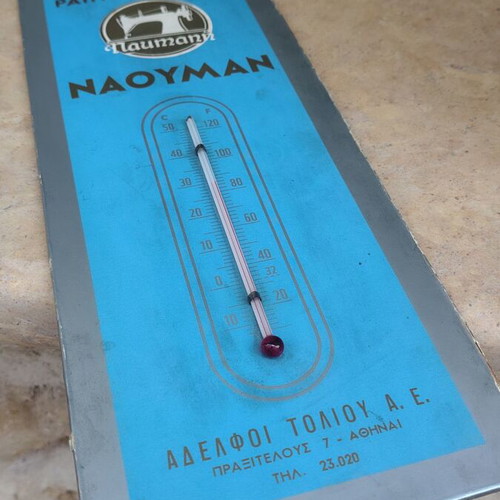 Vintage thermometer used from 1950-1960 with pop color