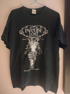Paradise Lost short-sleeve shirt used, Draconian times, size L, black