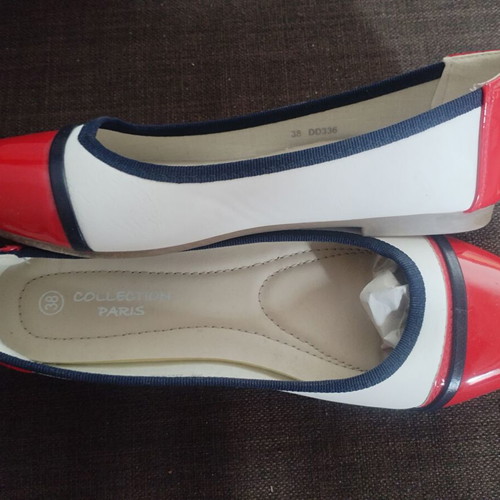 Ballerina shoes new tricolor women's size 38