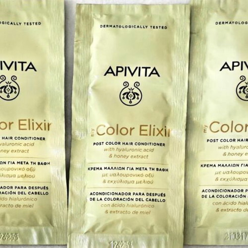 Apivita hair cream after dye 15 ml, pack of 5, new