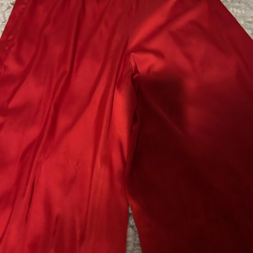 Satin set Zara red like new women's