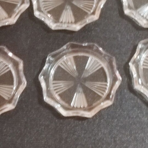 Vintage plates like new, set of 10 for spoon sweets