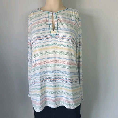 Esprit printed women's tunic blouse like new, 100% viscose