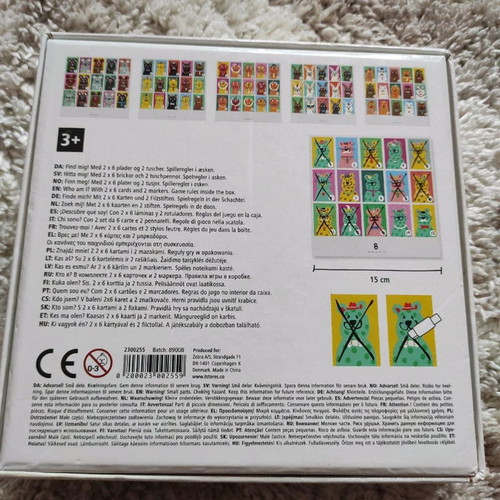 Guess Who game used with cards and marker