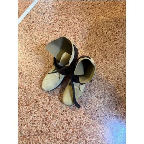 Loewe boots beige and brown, size 41