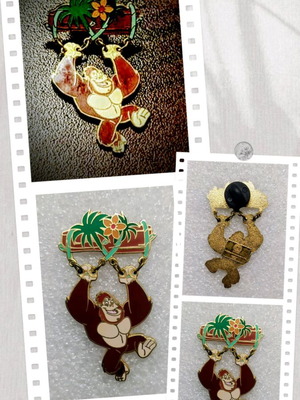 Bamba Gorilla Rainforest Café Collectible Pin new, multicolored