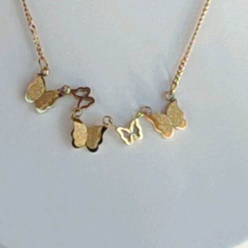 Steel Necklace New, Gold and Silver Color