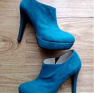 Γυναικεία παπούτσια πετρολ με τακούνι Ν39/ Made in Greece
