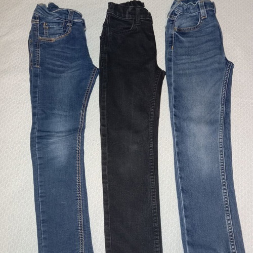 Children's jeans set used, 3 pieces, size 6-7 years, H&M