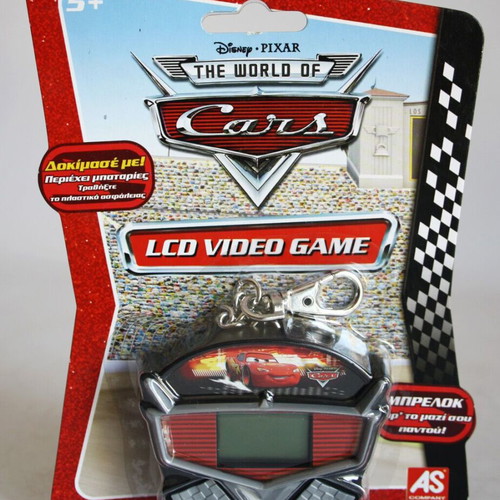 2008 Cars Color Electronic Handheld LCD Game Keychain McQueen new