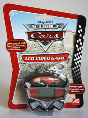 2008 Cars Color Electronic Handheld LCD Game Keychain McQueen new