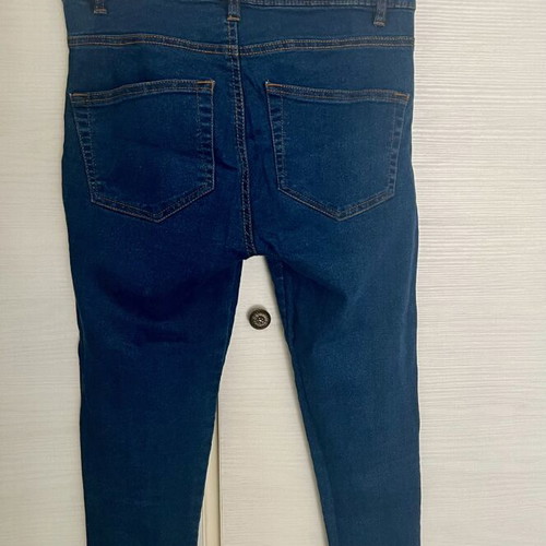 Pink Woman elastic jeans like new, size M 38 10, blue