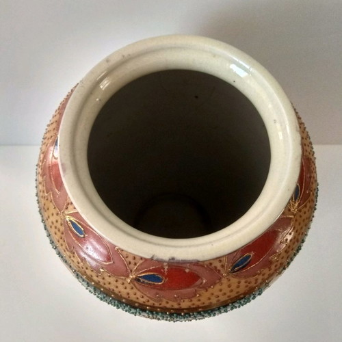 Satsuma vase used, height 26cm