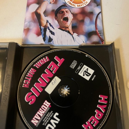 Hyper Tennis PlayStation (PS1) used with discoloration on cover