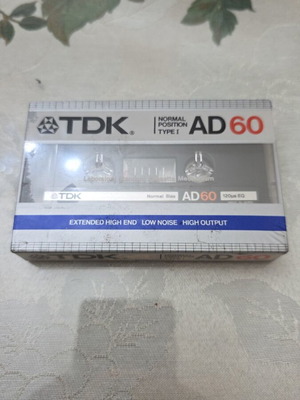 TDK AD60 κασέτα υψηλής ποιότητας καινούργιο