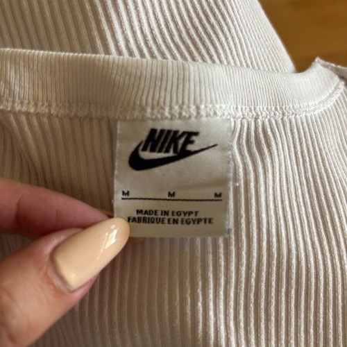 Nike ribbed tank top M like new, white