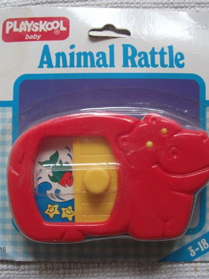 Animal Rattle Playskool 1988 καινούργιο