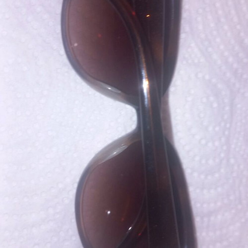 Sunglasses new with glitter brown acetate optical quality