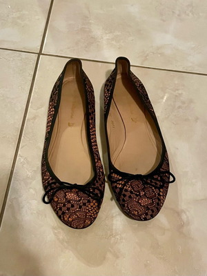 Sweet Ballerina ballerinas like new, size 39, black and pink