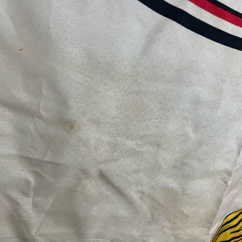 Σημαία ac Milan μεταχειρισμένη με λεκέδες, διαστάσεις 1.30x90