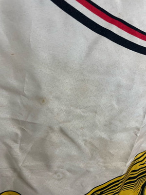 Σημαία ac Milan μεταχειρισμένη με λεκέδες, διαστάσεις 1.30x90