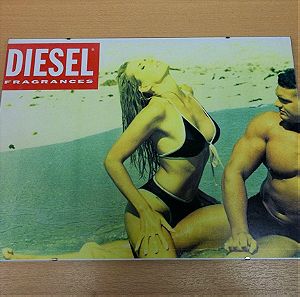 Αφίσες ρετρό διαφήμισης ρούχων DIESEL