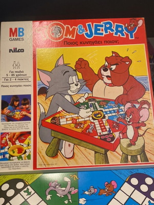Tom & Jerry board game Who Chases Whom? like new by MB nilco