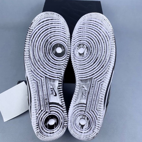 Nike Air Force 1 Handmade Black White Sneakers new