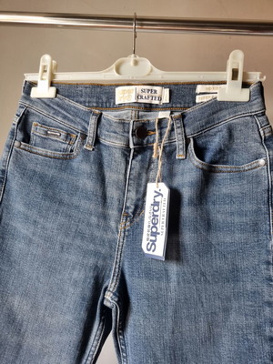 Superdry skinny jeans καινούργια, μέγεθος 30x30, μπλε