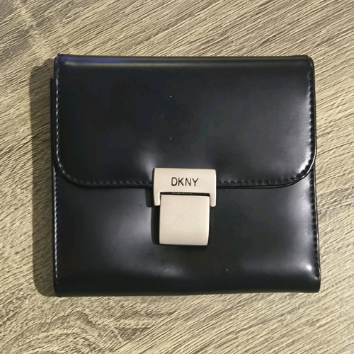 DKNY wallet black faux leather like new