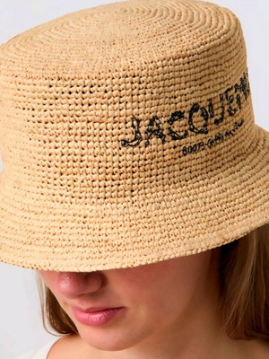 Καπέλο Jacquemus από ραφία σαν καινούργιο, μέγεθος 58, μπεζ