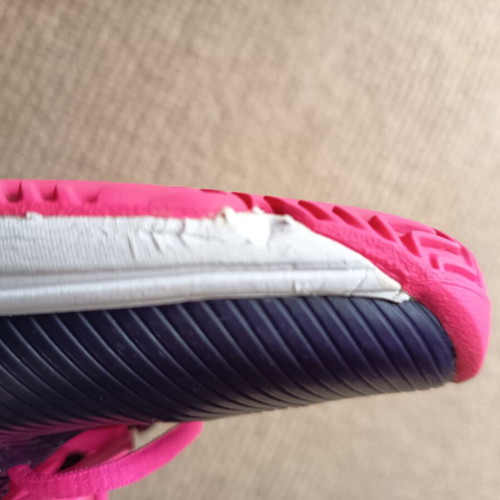 Asics Gel Resolution Speed 3 tennis shoes used, purple-pink, clay court