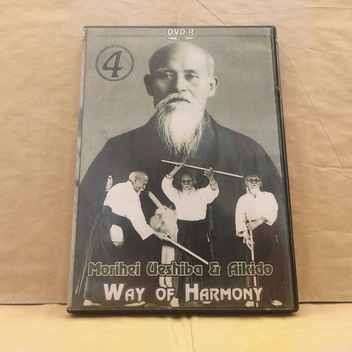 DVD Morihei Ueshiba & Aikido Vol. 4 Way of Harmony like new, documentary