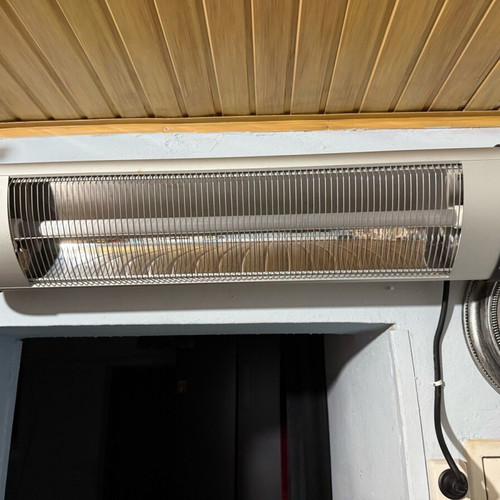 Trotec IR 2570 S wall-mounted quartz bathroom heater 2500W like new