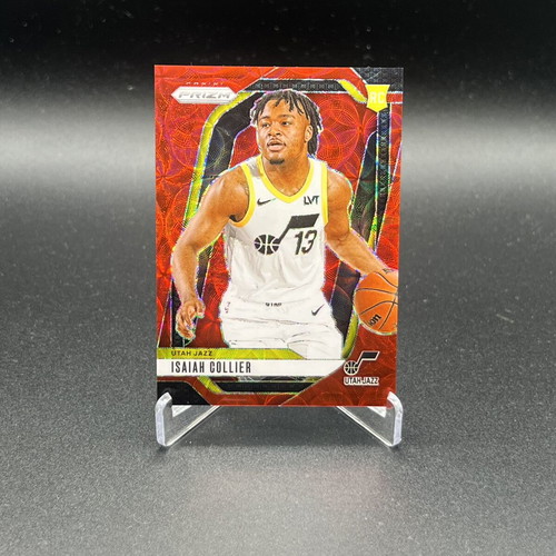 2024-25 Panini Prizm NBA Isaiah Collier RC Red Choice card new