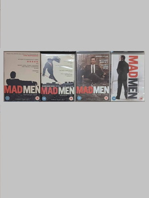 Madmen Season 1-4 DVD new, no Greek subtitles