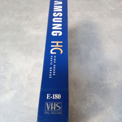 Samsung HG E 180 video cassette new, 3 hours recording time