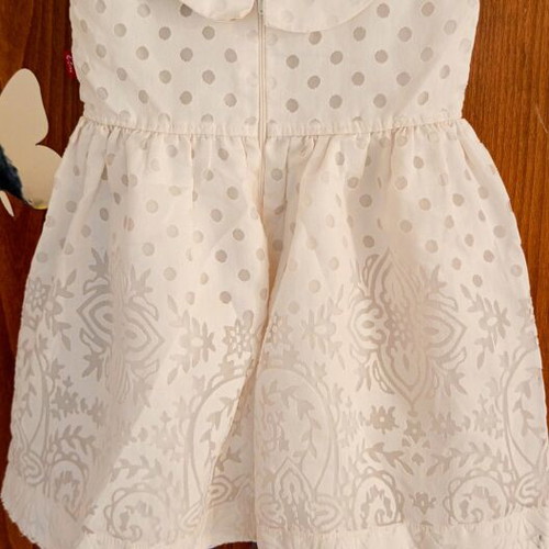 Evita children's dress used, white, size 104 cm, age 4