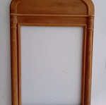 Mirror frame new, solid Greek walnut, 105×65 cm