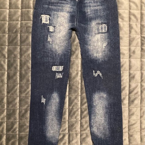 Leggings in jeans medium color like new, size M