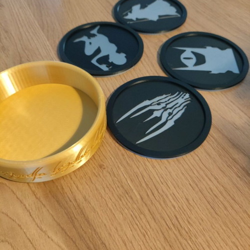 Σετ σουβέρ Lord of the Rings 3d printed, καινούργιο