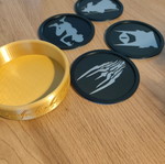 Σετ σουβέρ Lord of the Rings 3d printed, καινούργιο